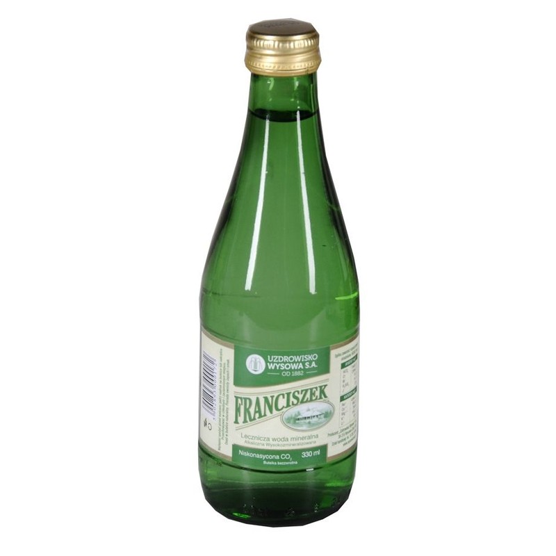 Lecznicza woda mineralna Franciszek Uzdrowisko Wysowa 330 ml