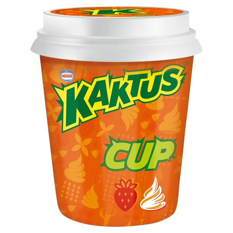 Lody śmietankowo - truskawkowe   Kaktus 200 ml