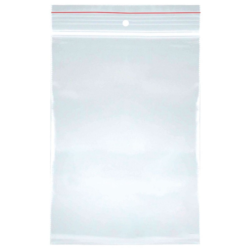 Torebka strunowa LDPE, 40x60mm transparentna Office Products 100 sztuk