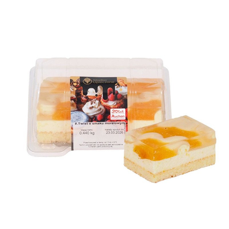 Ciasto Twist o smaku morelowym Słodko Upieczone na wagę ok. 400 g