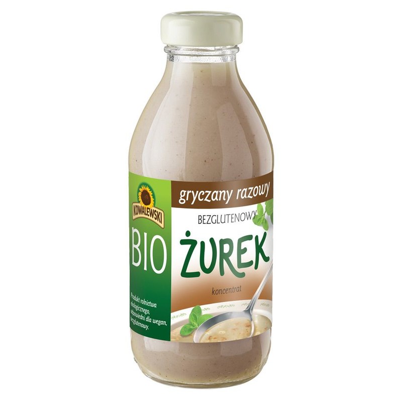 BIO Bezglutenowy żurek gryczany razowy  Kowalewski 320 ml