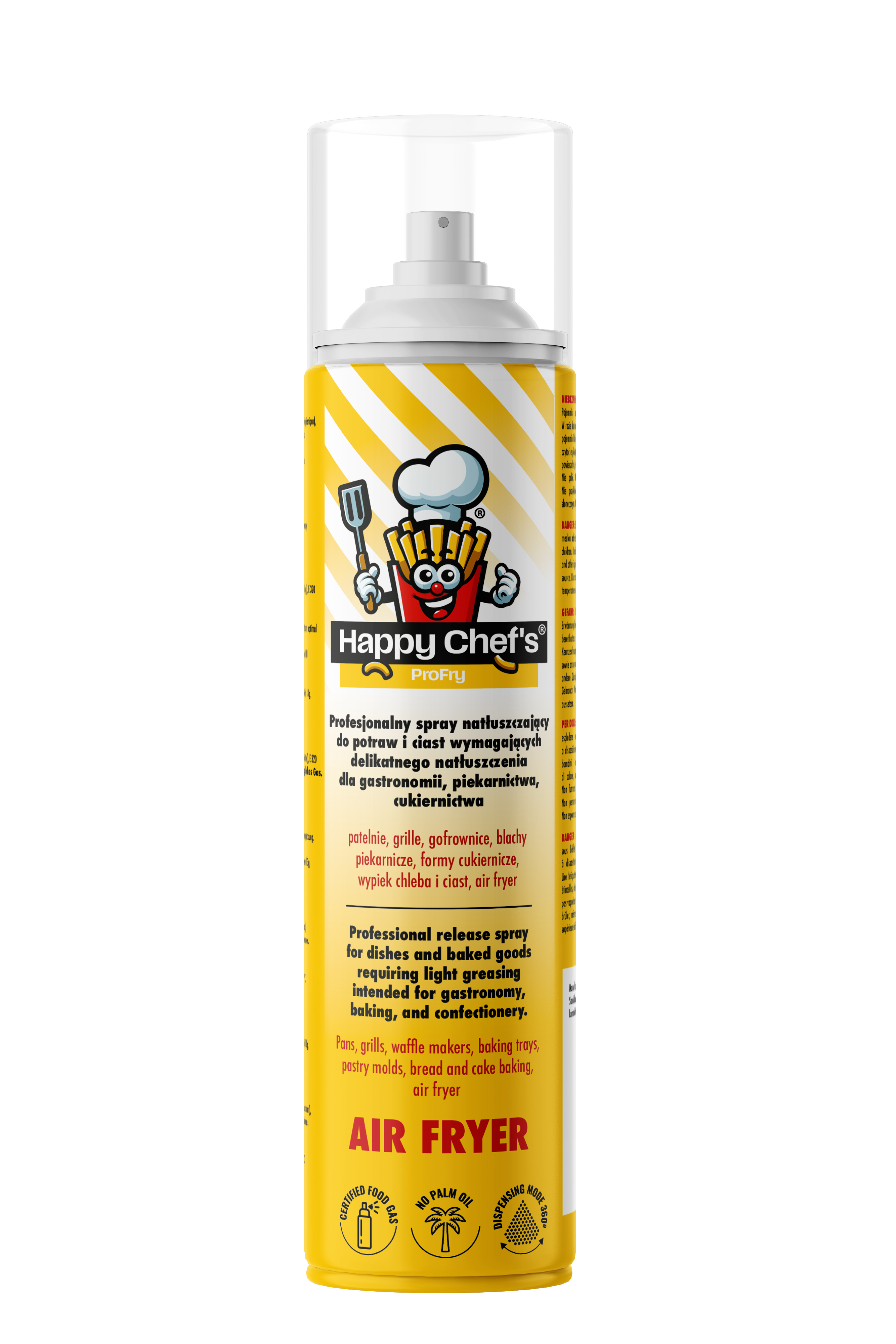 Happy Chef'S Profry Profesjonalny Spray Natłuszczający 600 Ml