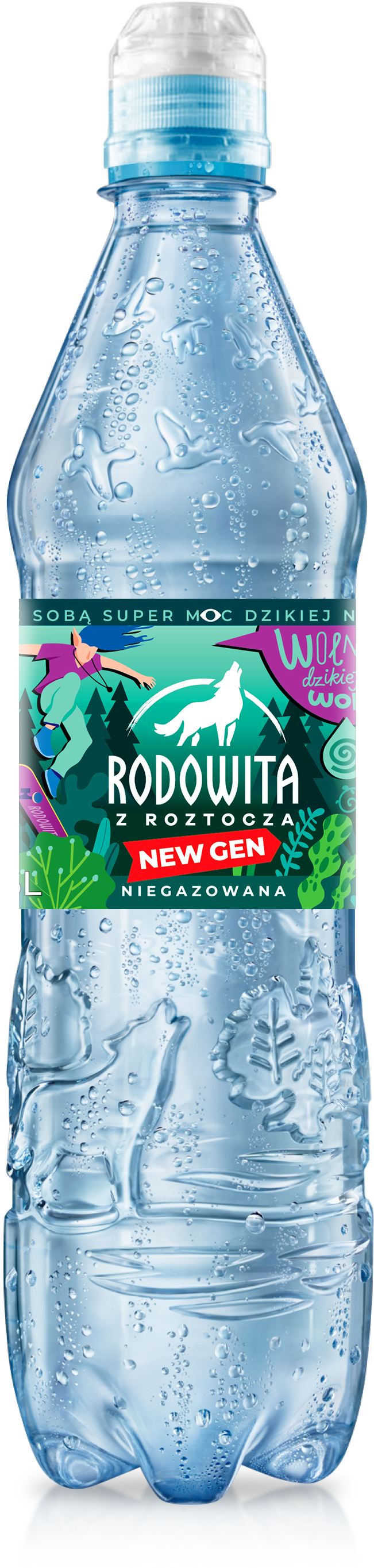 Rodowita Z Roztocza New Gen Naturalna Woda Mineralna Niegazowana 0,6L System Kaucyjny