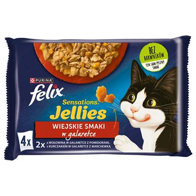 felix Sensations Jellies wiejskie smaki w galaretce 12x340g