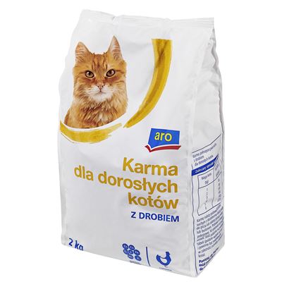 aro Karma dla dorosłych kotów z drobiem 2 kg