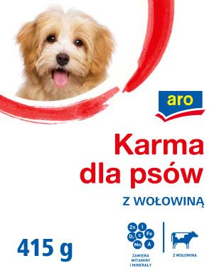 aro Karma dla psów z wołowiną 10 x 415g