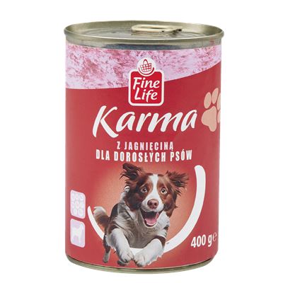 Fine Life Karma z jagnięciną dla dorosłych psów 415g
