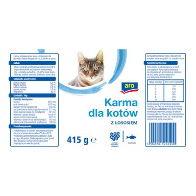 aro Karma dla kotów z łososiem 6 x 415 g