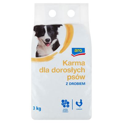 aro Karma dla dorosłych psów z drobiem 3 kg