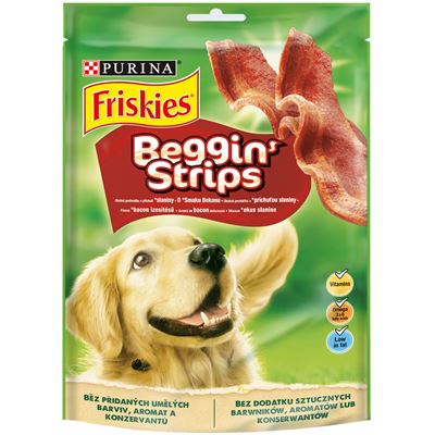 PURINA Friskies Beggin Strips o smaku bekonu 120g