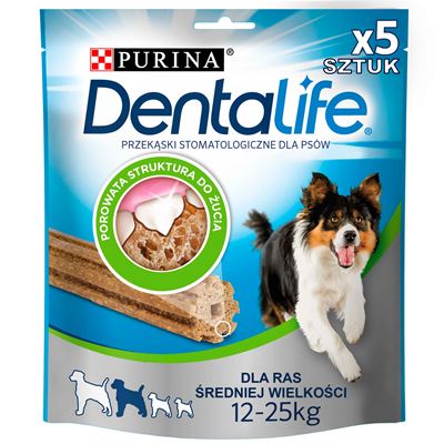 DENTALIFE Przysmak dla psa medium 5 saszetek 115g