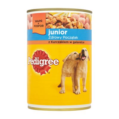 Pedigree Junior z kurczakiem w galaretce 400g