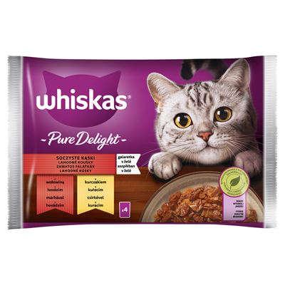 whiskas Pure Delight soczyste kąski w galaretce 340g