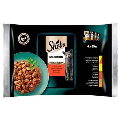 Sheba Selection in Sauce Kolekcja Soczystych Smaków 340g