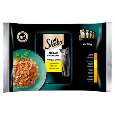 Sheba Delicacy in Jelly Kolekcja Smaków Drób 340g