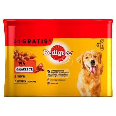 Pedigree Wołowina w sosie i kurczak w sosie 6 x 1,6 kg