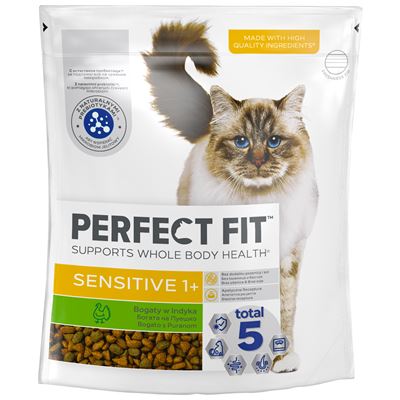 PERFECT FIT Sensitive 1+ bogaty w indyka 750g