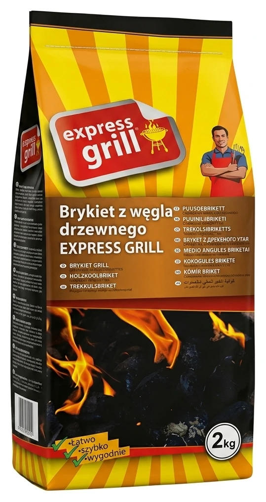 Brykiet z węgla drzewnego Express Grill