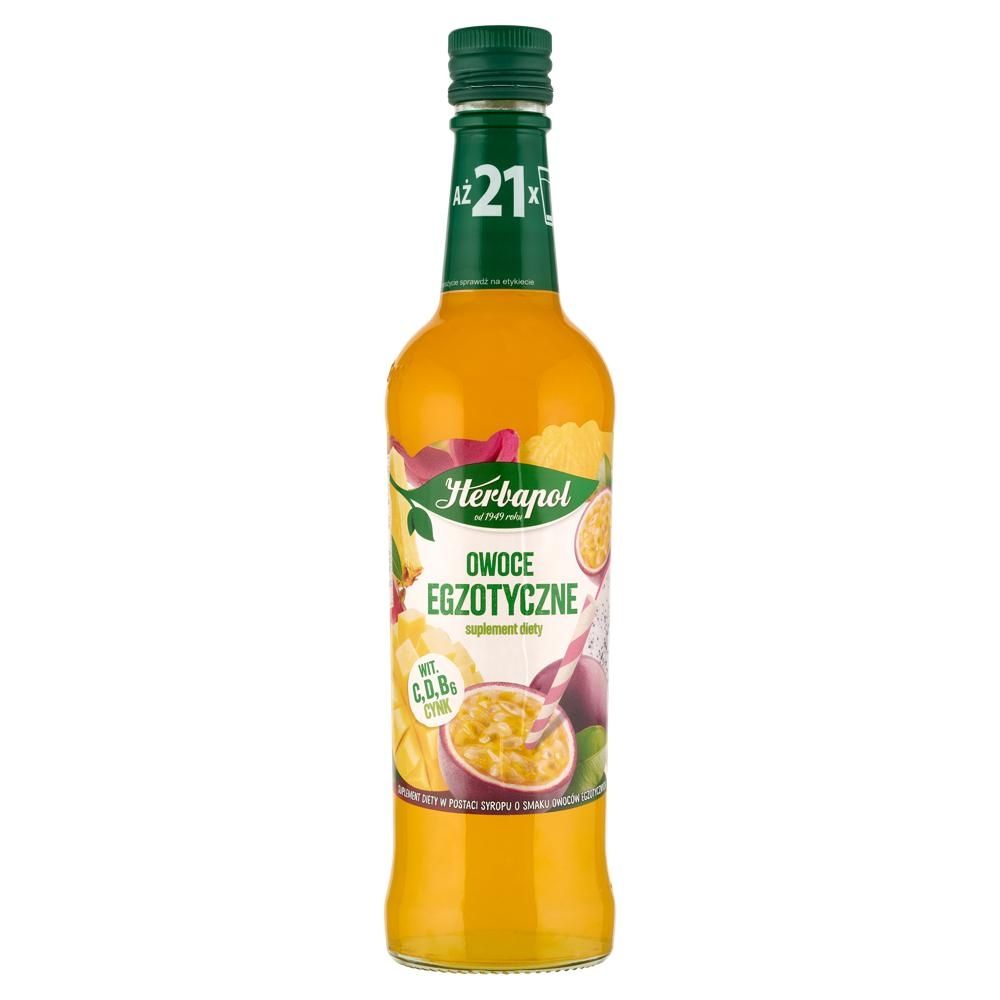 Herbapol Syrop owoce egzotyczne 420 ml