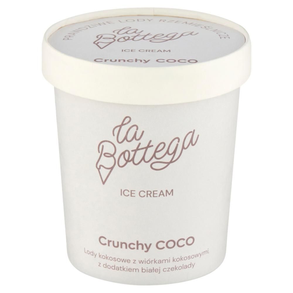 La Bottega Lody kokosowe z wiórkami kokosowymi z dodatkiem białej czekolady 460 ml