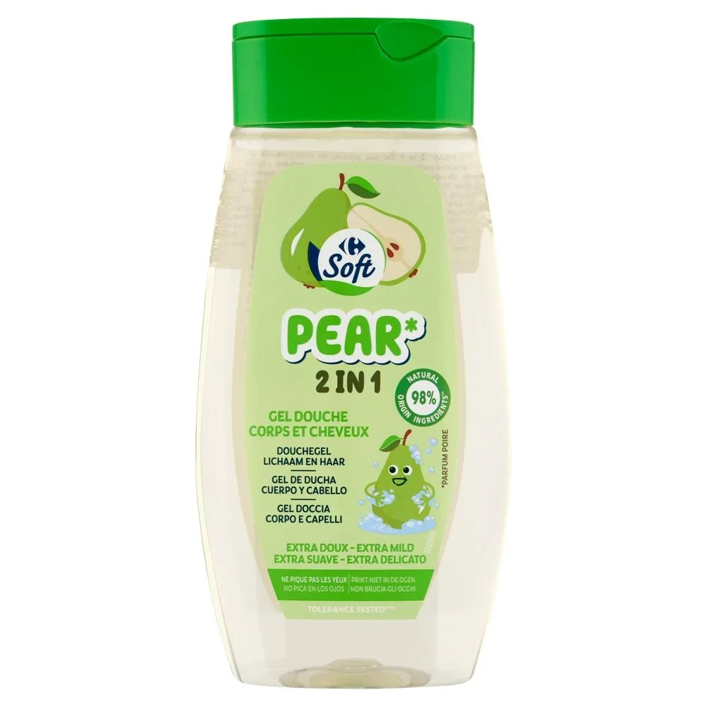 Carrefour Soft Pear 2 in 1 Żel pod prysznic 250 ml