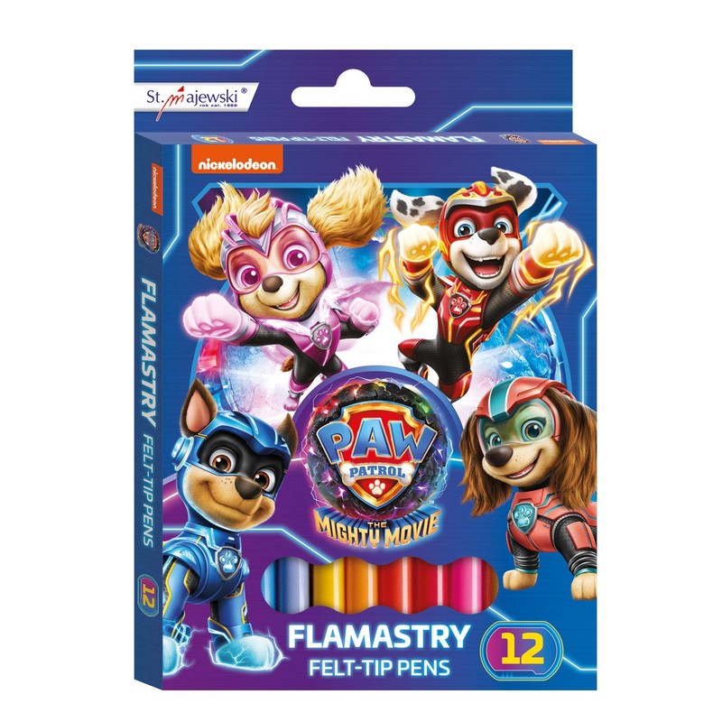 Flamastry 12 sztuk Psi Patrol Psi Patrol 12 sztuk