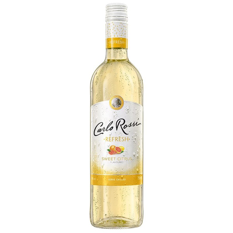 Wino amerykańskie białe słodkie aromatyzowane Refresh Citrus alk. 10,5% obj. Carlo Rossi 750 ml