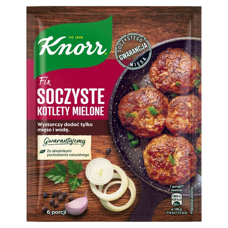 Fix do soczystych kotletów mielonych Knorr 70 g
