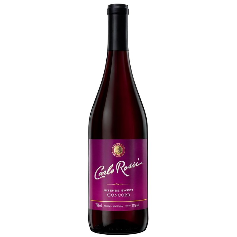 Wino Intense sweet Concord czerwone słodkie alk.11% obj. Carlo Rossi 750 ml