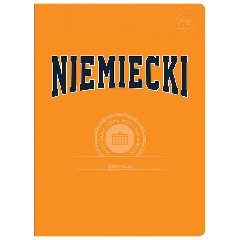 Zeszyt A5 60 kartek j. niemiecki Interdruk 1 sztuka