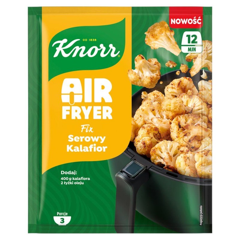 Fix Serowy kalafior air fryer Knorr 33 g