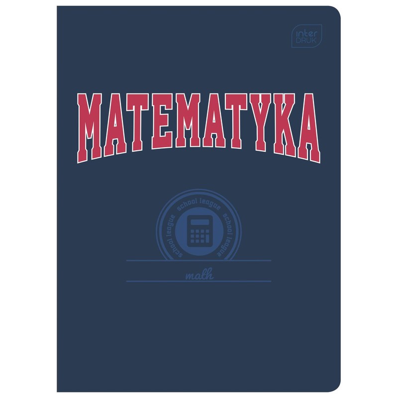 Zeszyt A5 60 kartek Matematyka Interdruk 1 sztuka