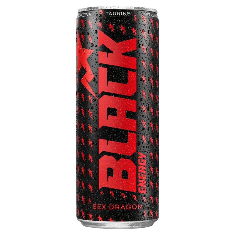 Gazowany napój energetyzujący Sex Dragon BLACK 250 ml