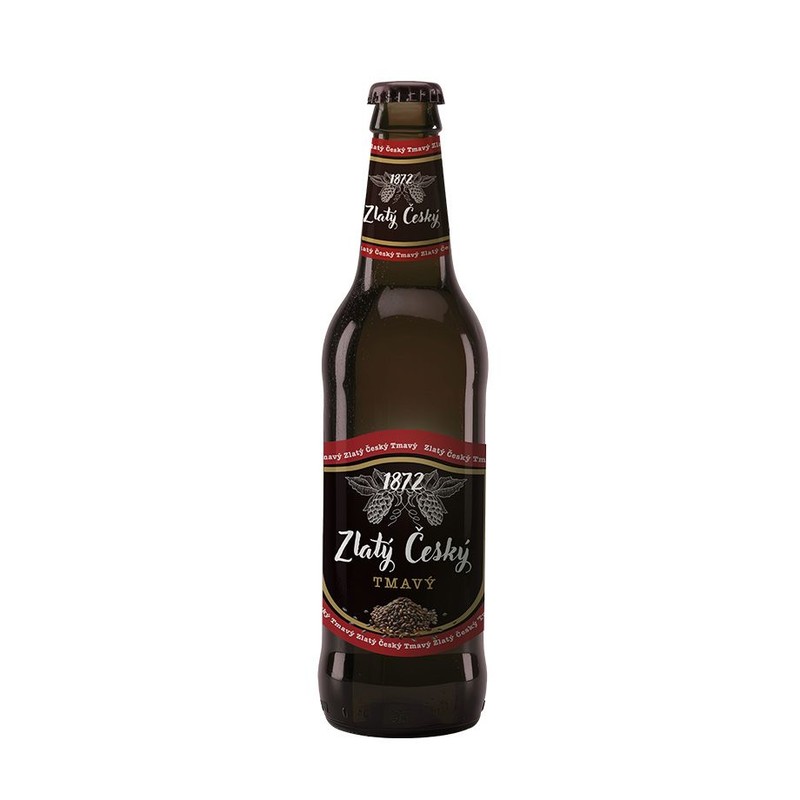 Piwo ciemne Tmavy alk. 6,0% obj. Zlaty Cesky 500 ml