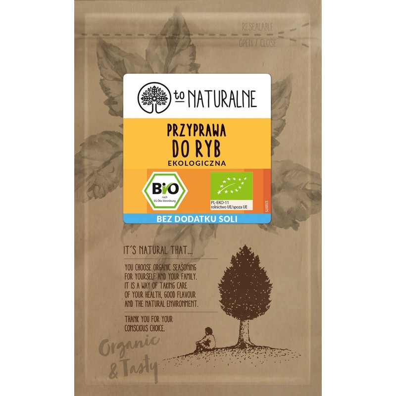 BIO Ekologiczna przyprawa do ryb To Naturalne 20 g
