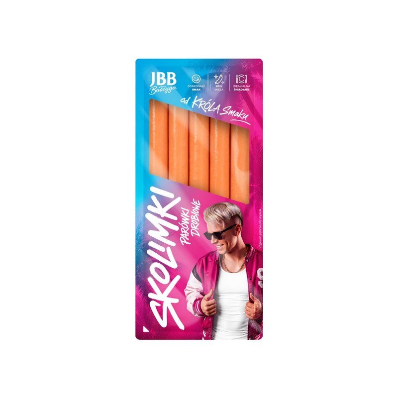 Parówki drobiowe Skolimki JBB 140 g