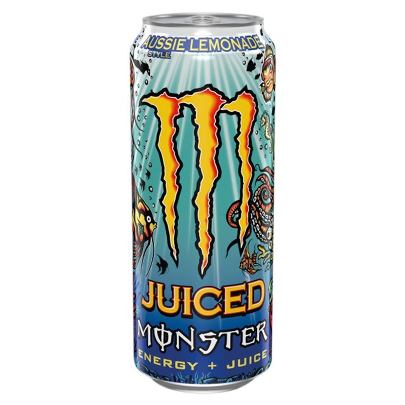 Gazowany napój energetyczny o smaku cytryny Monster 500 ml
