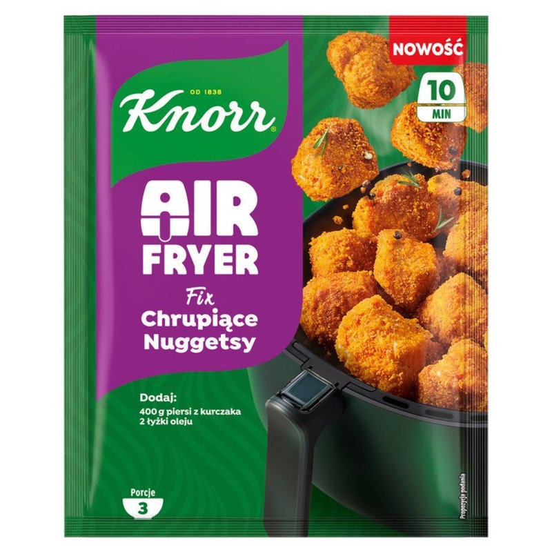 Fix Chrupiące nuggetsy air fryer Knorr 60 g