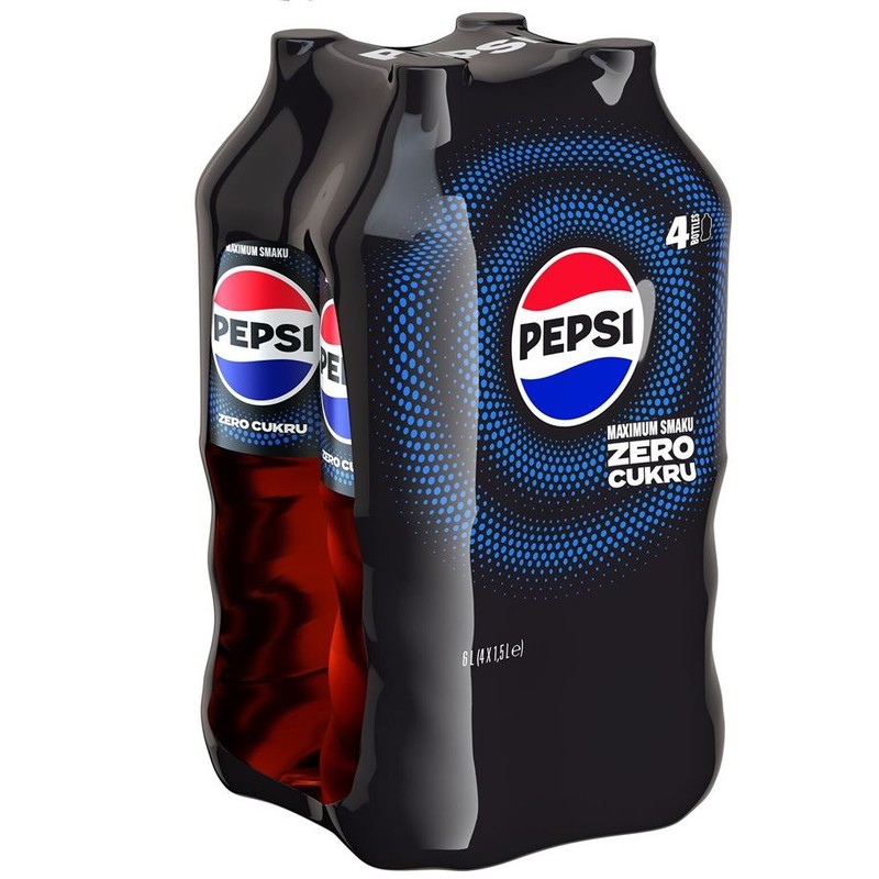 Napój gazowany MAX o smaku cola PEPSI 4 x 1,5 l