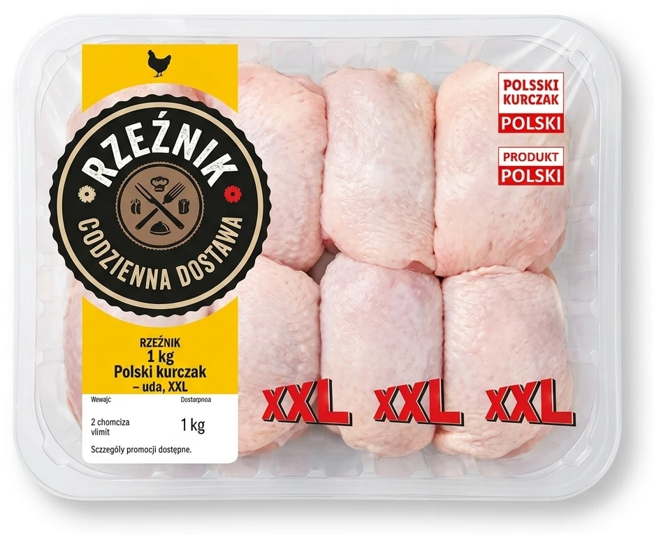 RZEŹNIK Polski kurczak – uda, XXL
