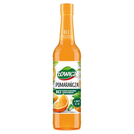 Łowicz Suplement diety w syropie o smaku pomarańczowym 400 ml