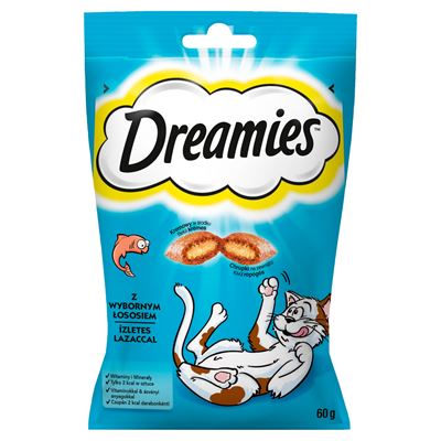 Dreamies Karma z wybornym łososiem 60g