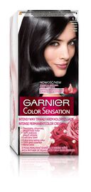 Garnier Color Sensation Krem koloryzujący 1.0 Głęboka onyksowa czerń