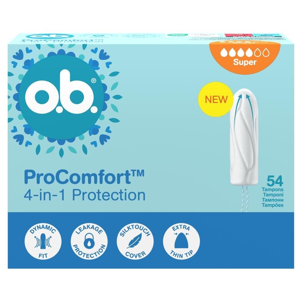 O.B. ProComfort Super Tampony 54 sztuki