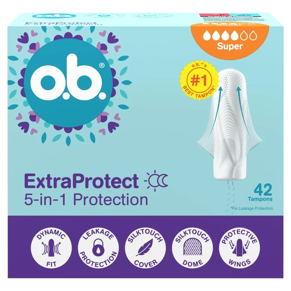O.B. ExtraProtect Super Tampony 42 sztuki