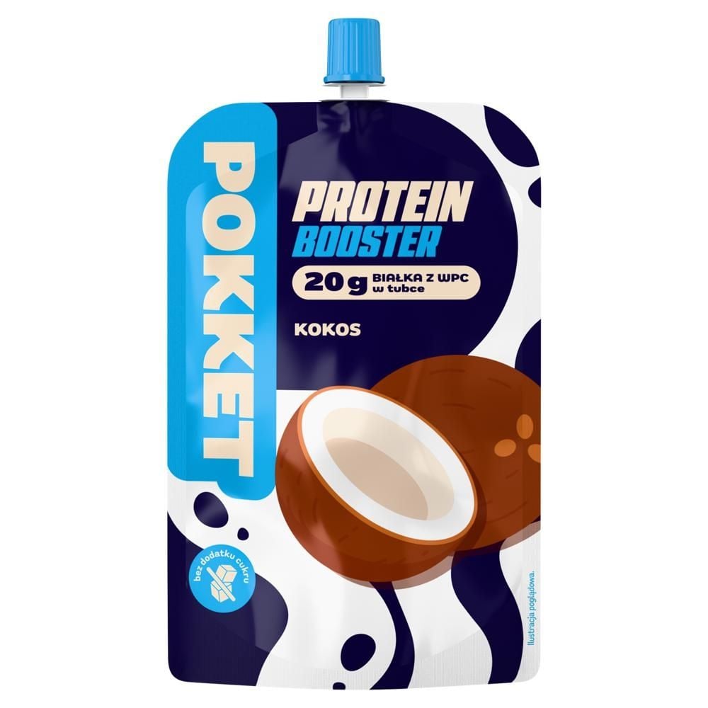 Poket Protein Booster Mus kokos 180 g
