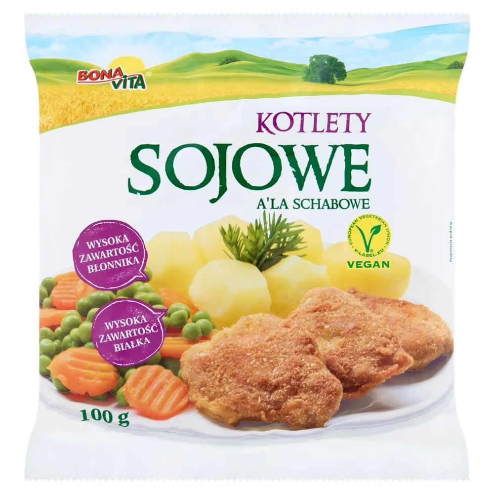 Bona Vita Kotlety sojowe a'la schabowe 100 g