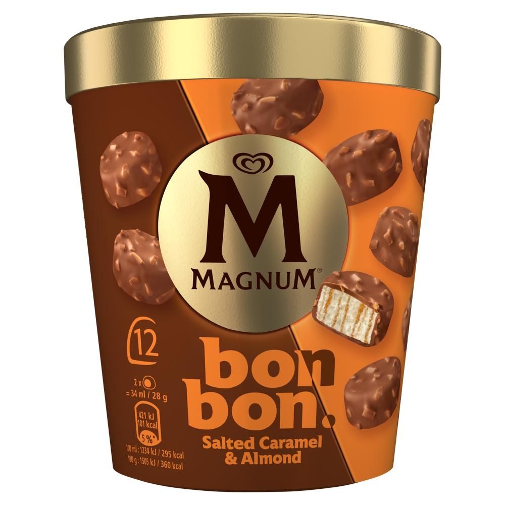 Magnum Bonbon Salted Caramel & Almond Lody 204 ml (12 sztuk)