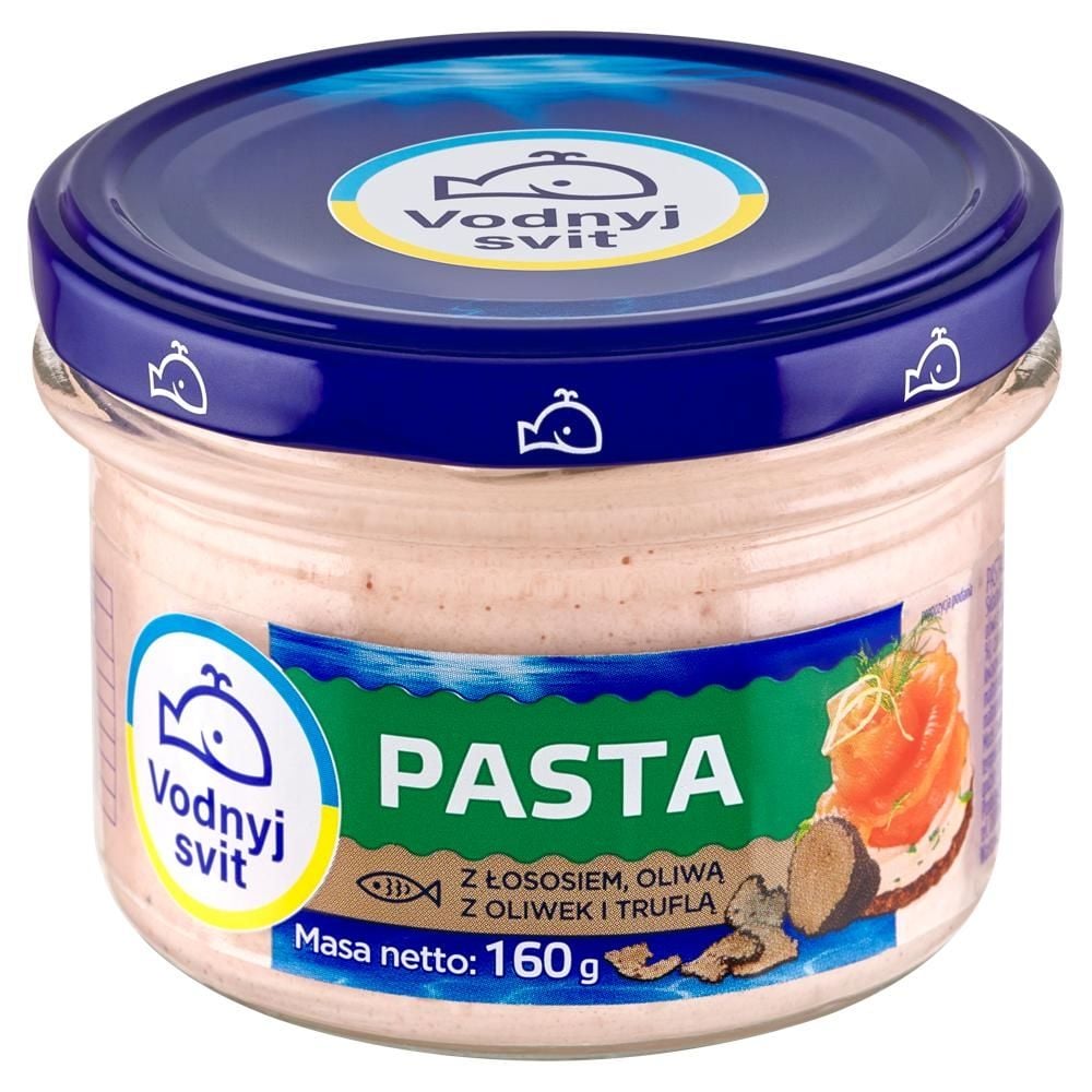 Vodnyj Svit Pasta z łososiem oliwą z oliwek i truflą 160 g
