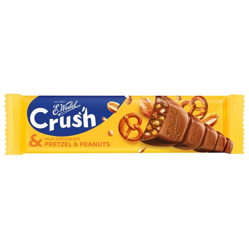 Baton Crush z precelkami i orzeszkami arachidowymi E.Wedel 25 g